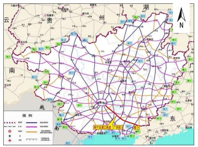 湛江到南宁高速公路图图片