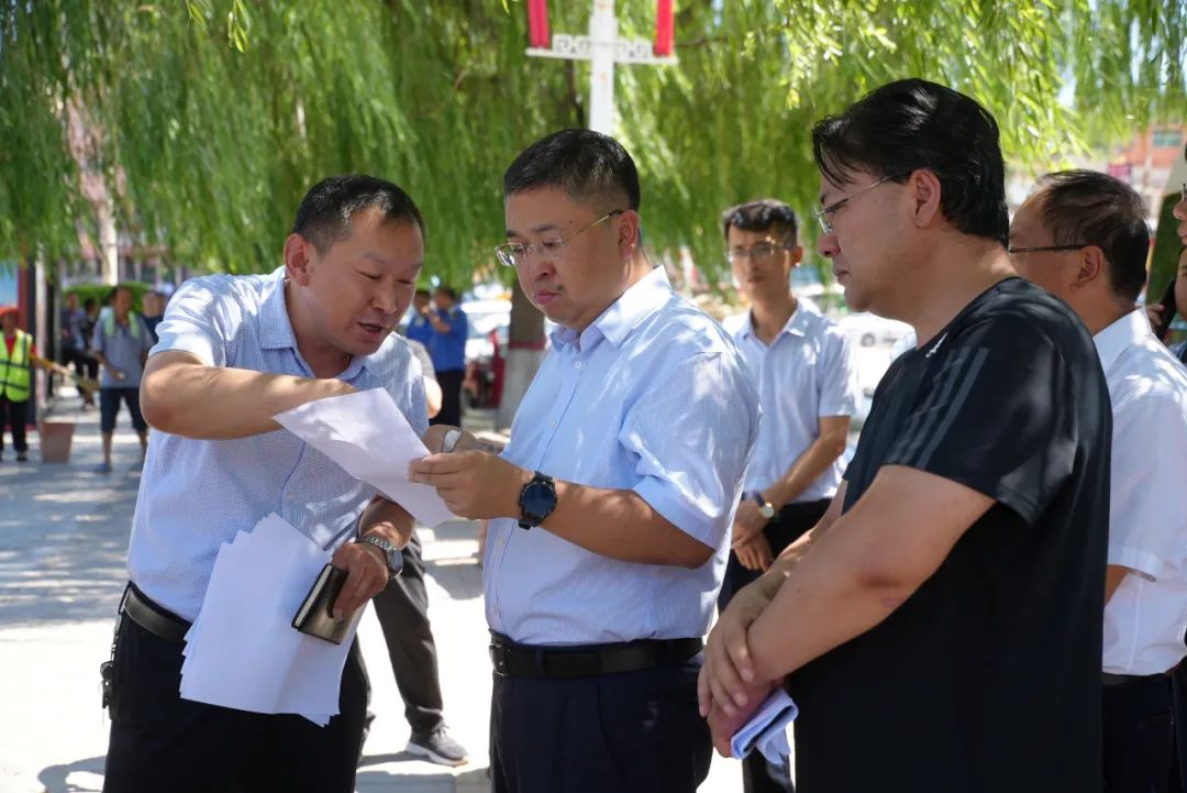 刘鹏程检查指导城区防汛集结演练暨安全隐患排查工作