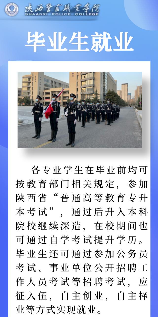 陕西警官学院毕业出路图片