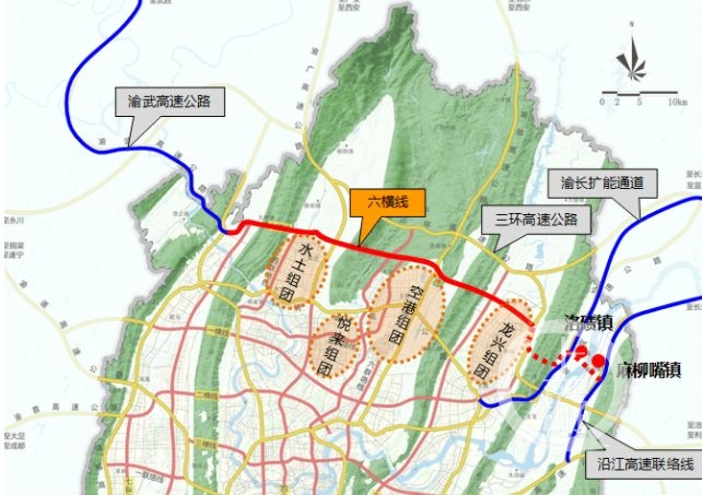 重庆沿江高速路线图图片