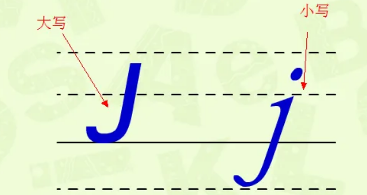 j的大写怎么写