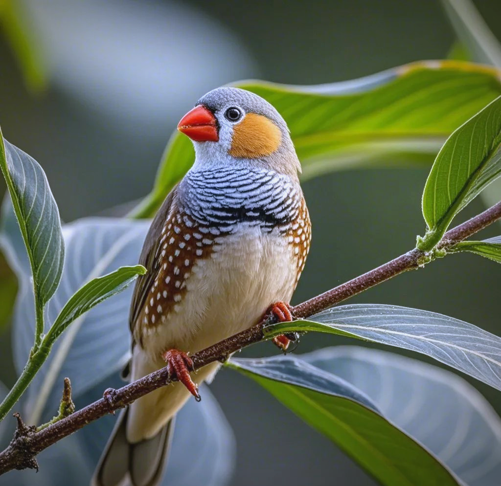 珍珠鸟:小巧多彩的"林间精灵",展现独特生活习性