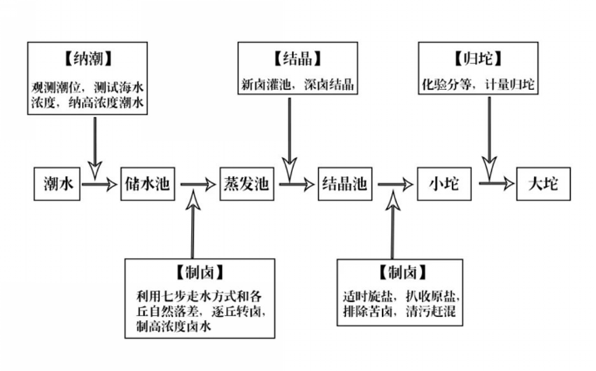 海水晒盐化学步骤图片