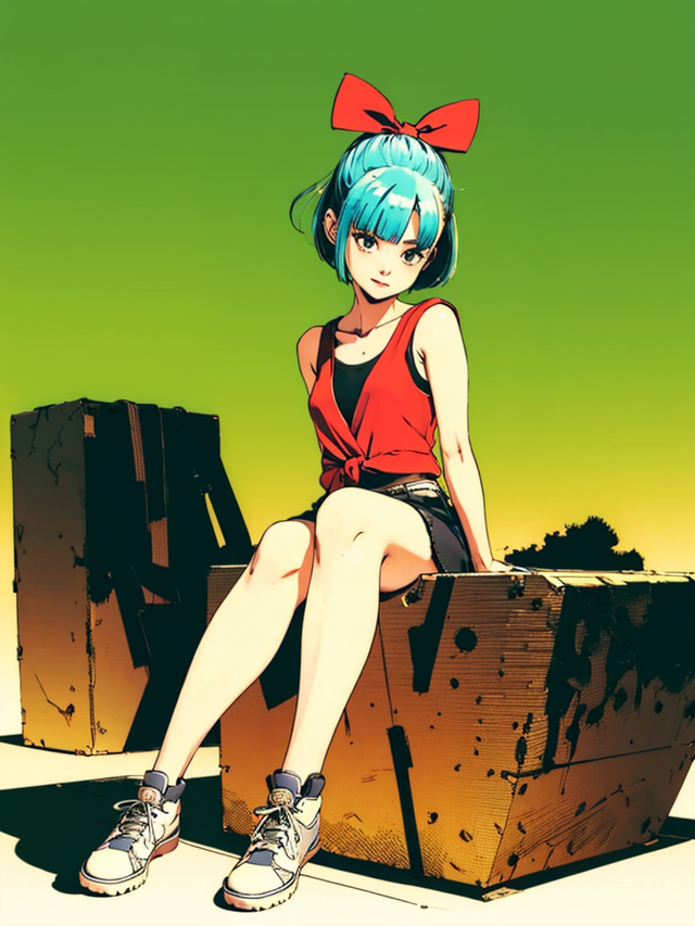 《龙珠》各种画风的布尔玛 头像 壁纸