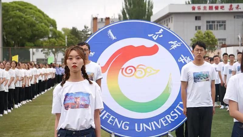 嗨!重新认识一下,我是赤峰学院的校徽本徽