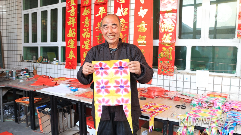 辛集五彩吊挂迎春节