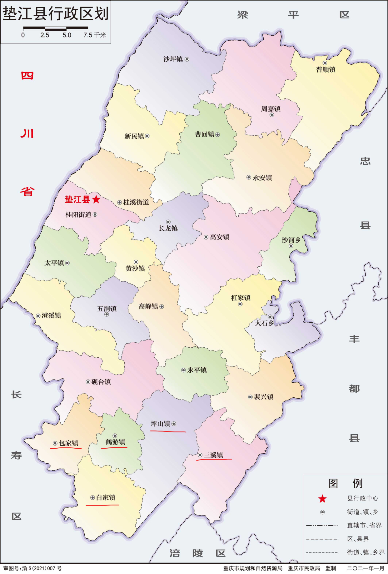 垫江地理位置图片