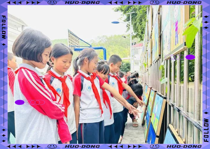 六月校园画展:同心镇小学学子的色彩梦想