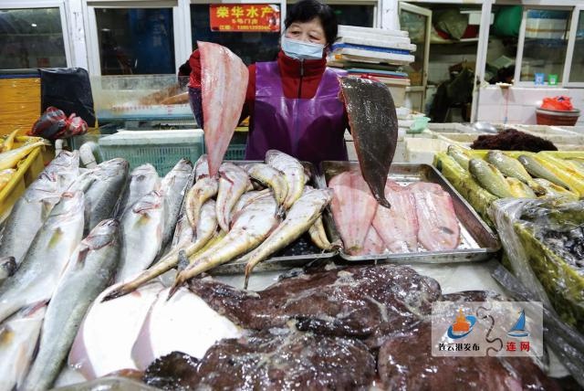 連雲港各海鮮批發市場進入節前預熱階段