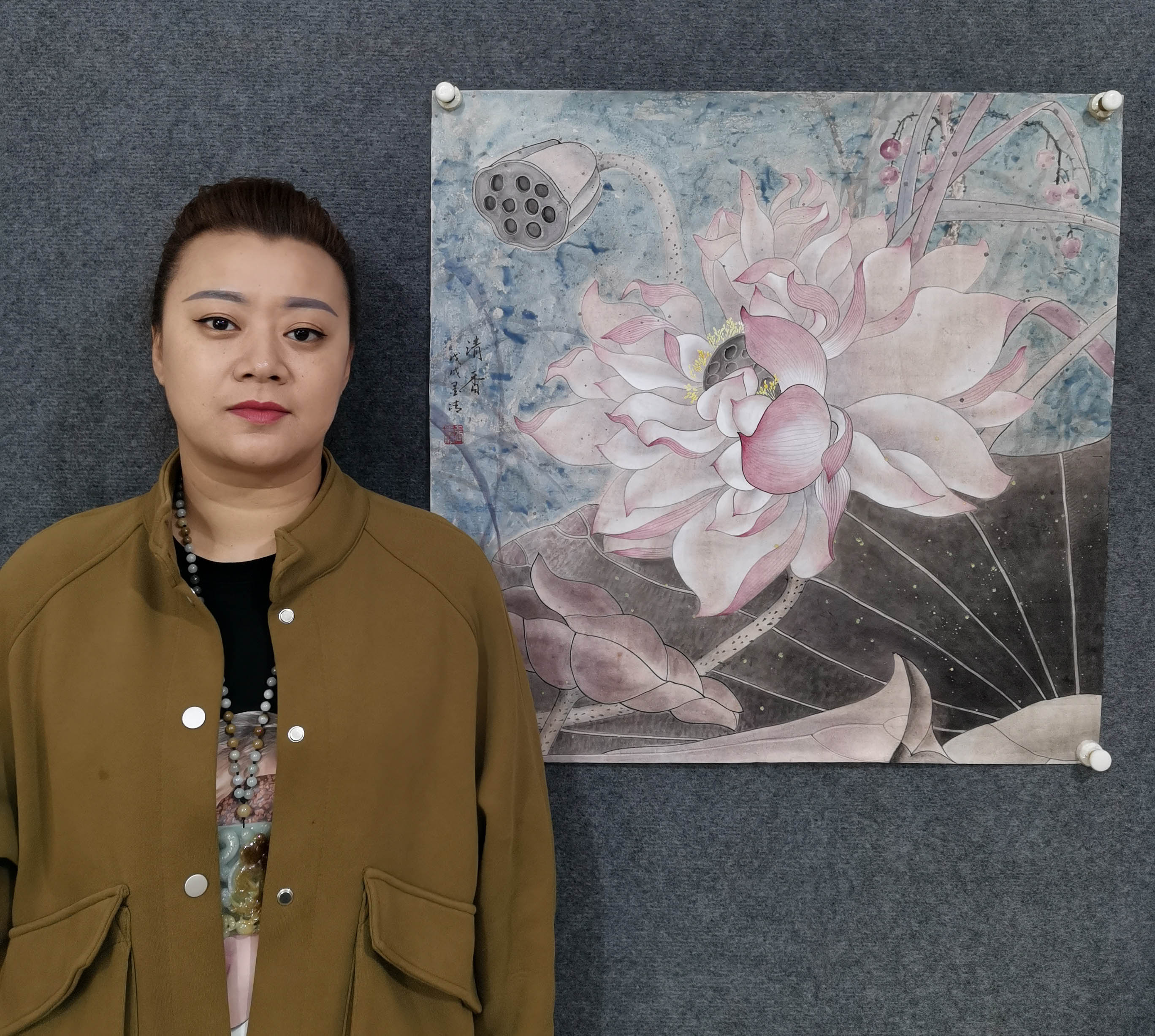 旅法女画家张墨清,抒写内心的细腻感情,表现哲人式的宏观感悟