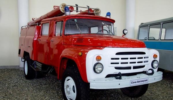 苏联的各种老式消防车