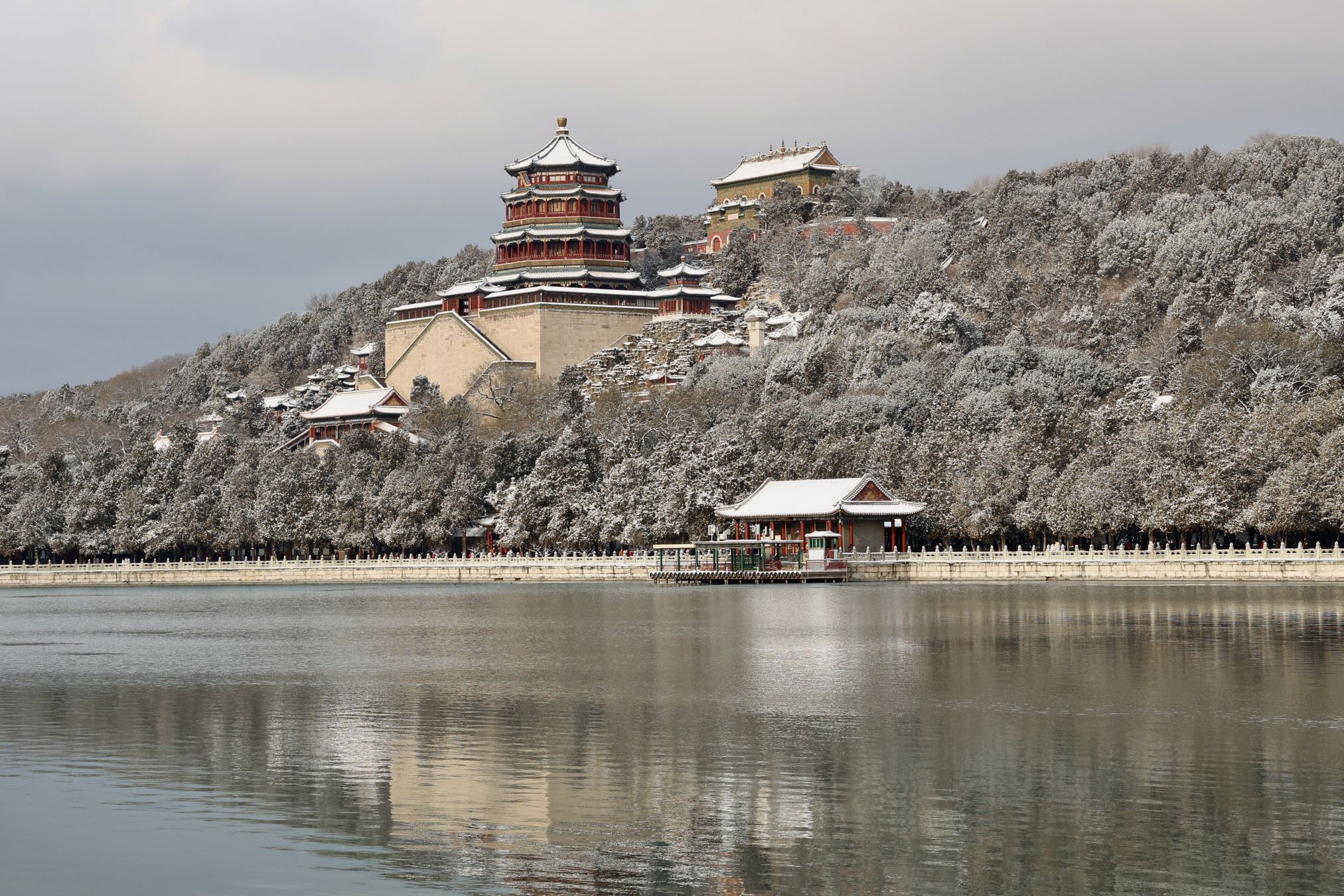 雪后颐和园惊艳了时光图片