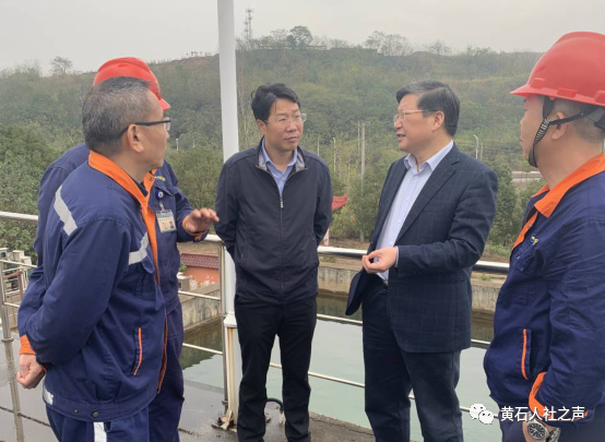 廖进军调研大冶湖大港水生态环境治理情况