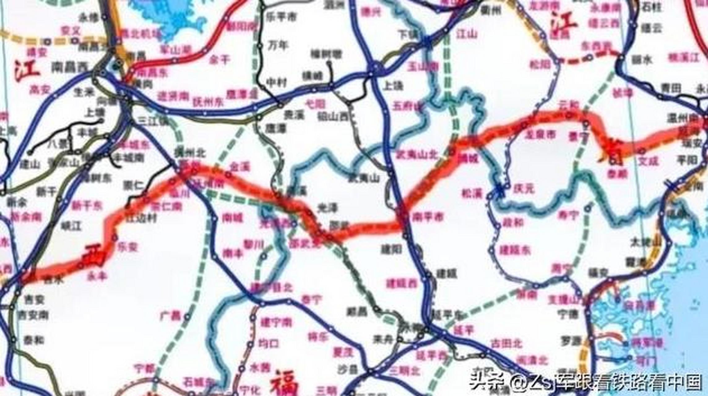 吉抚武温铁路规划图图片