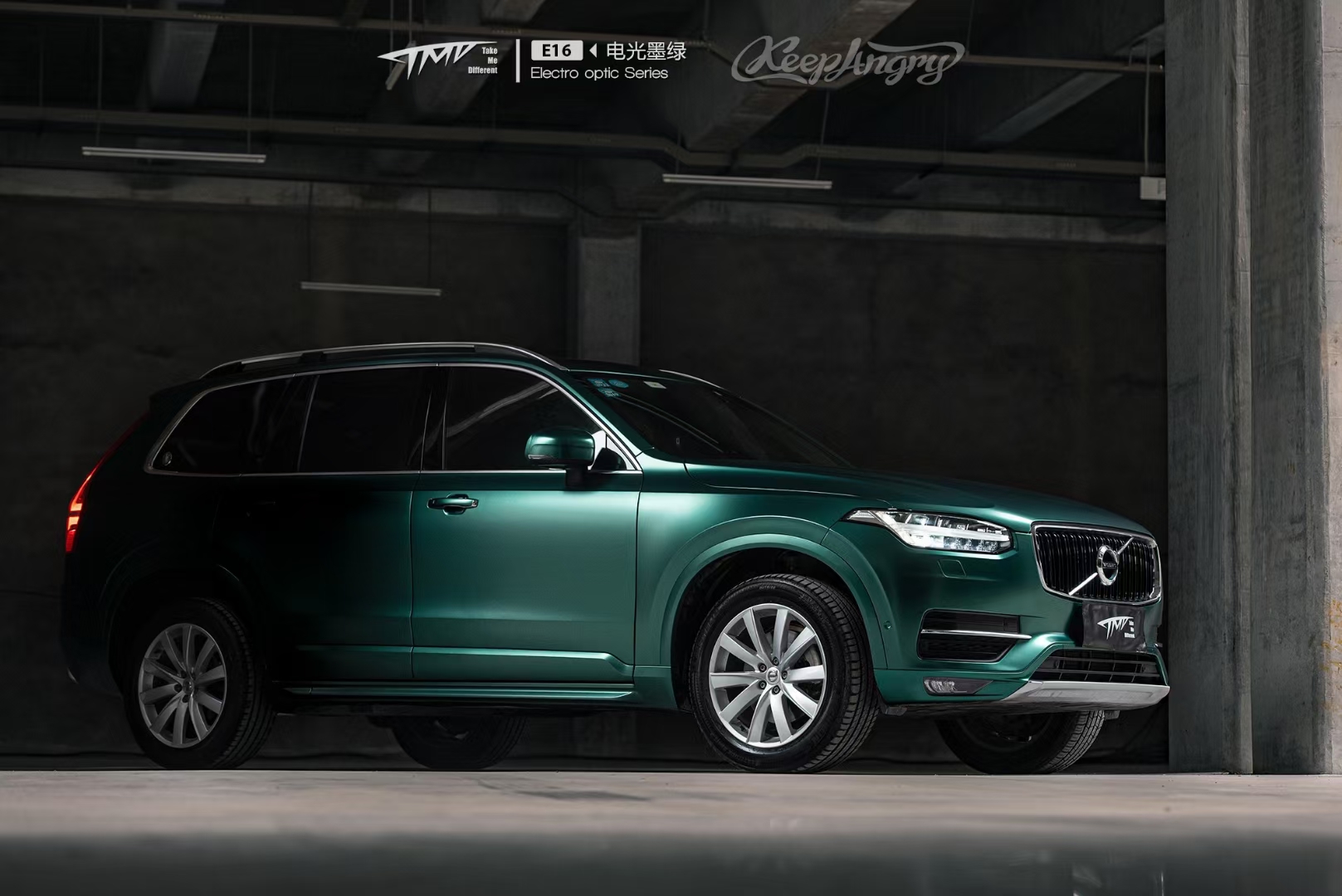 沃尔沃xc90改色膜案例图片