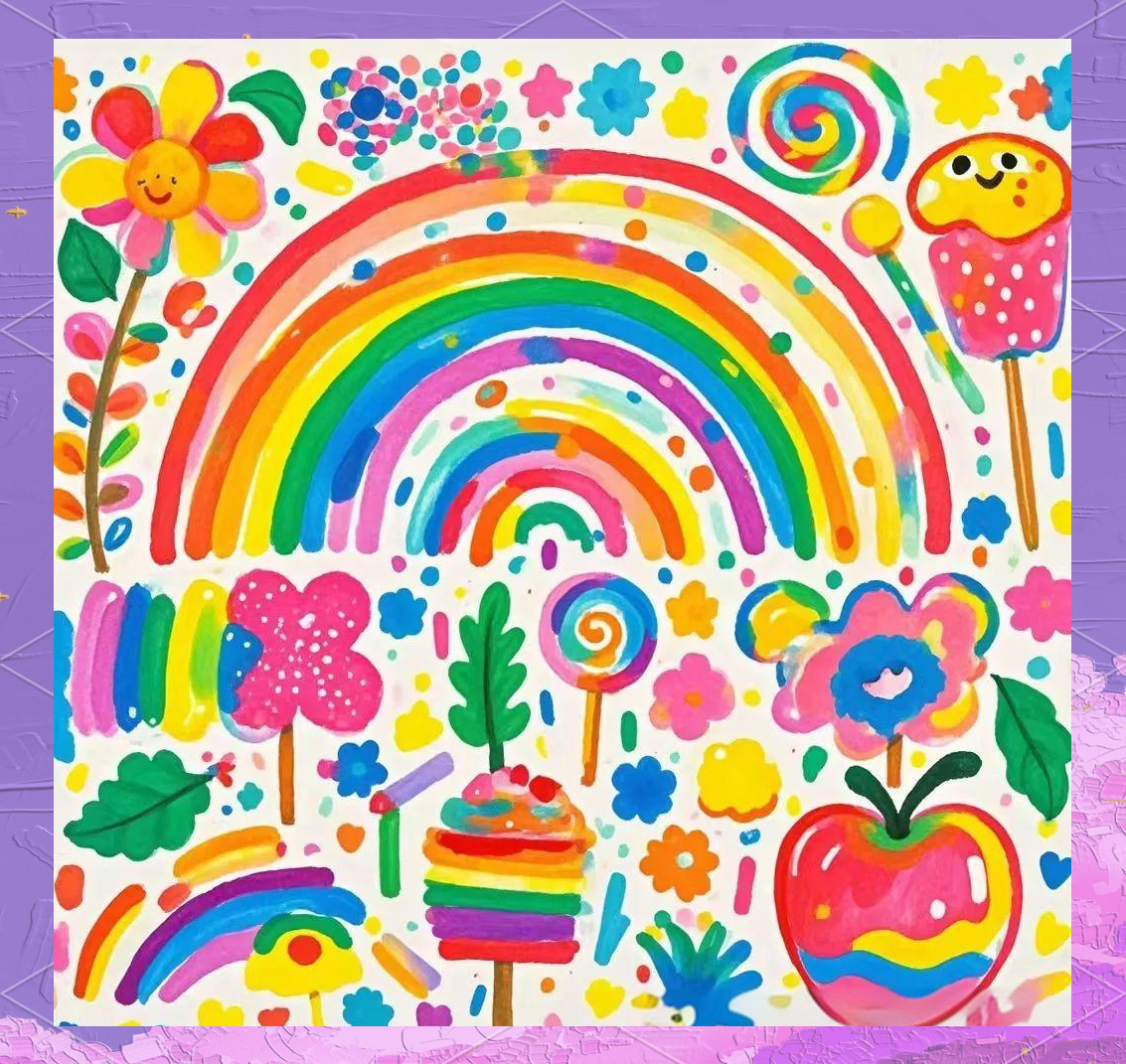 彩虹主题儿童画创作要点与细节详解