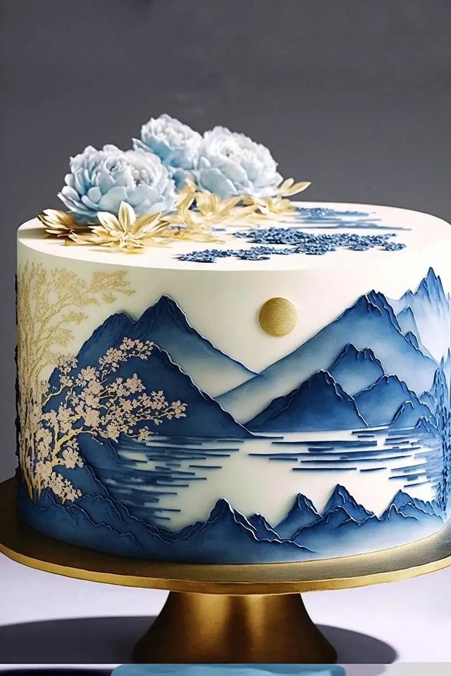 国风蛋糕壁纸,将中国传统文化展现得淋漓尽致