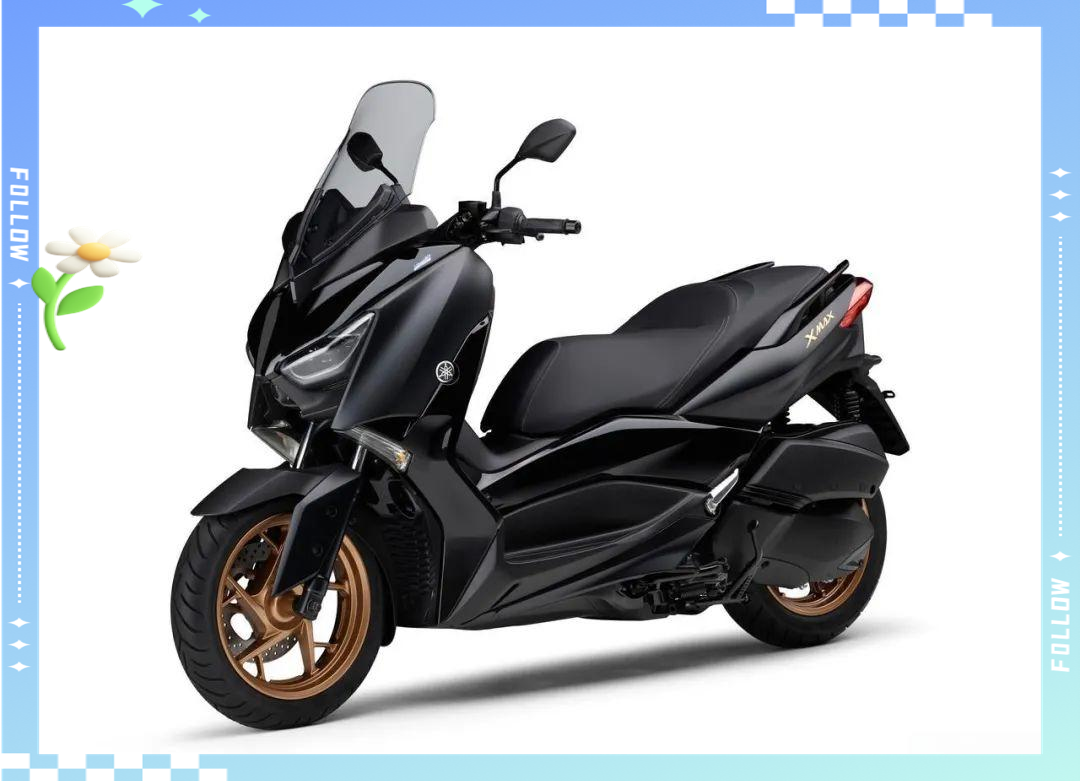 雅马哈发布新款xmax250 abs踏板车,大灯更亮,座垫更舒适