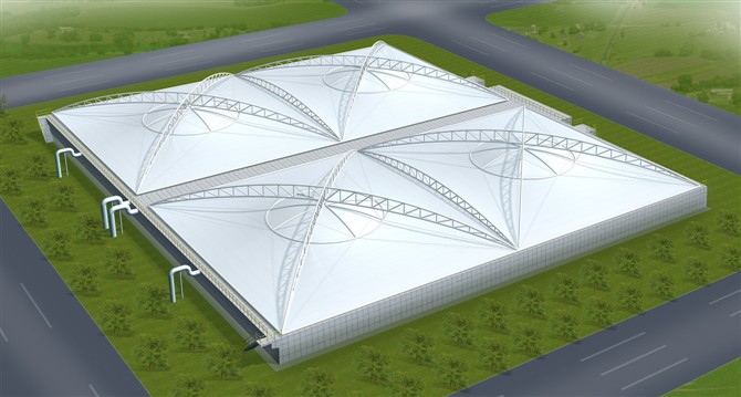 青海膜结构污水池