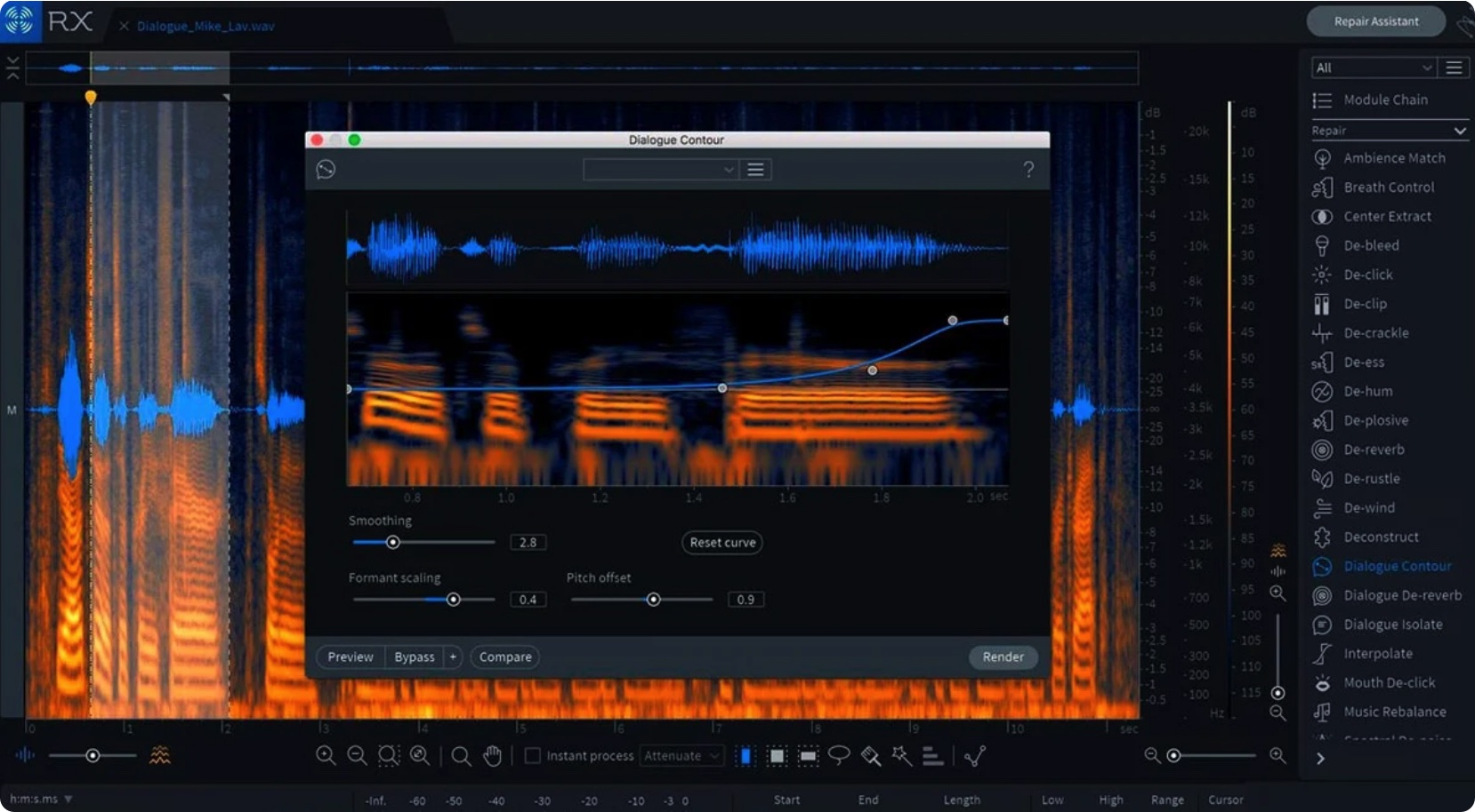 mac平台专用:izotope rx 7 advanced音频修复和增强软件 兼容版