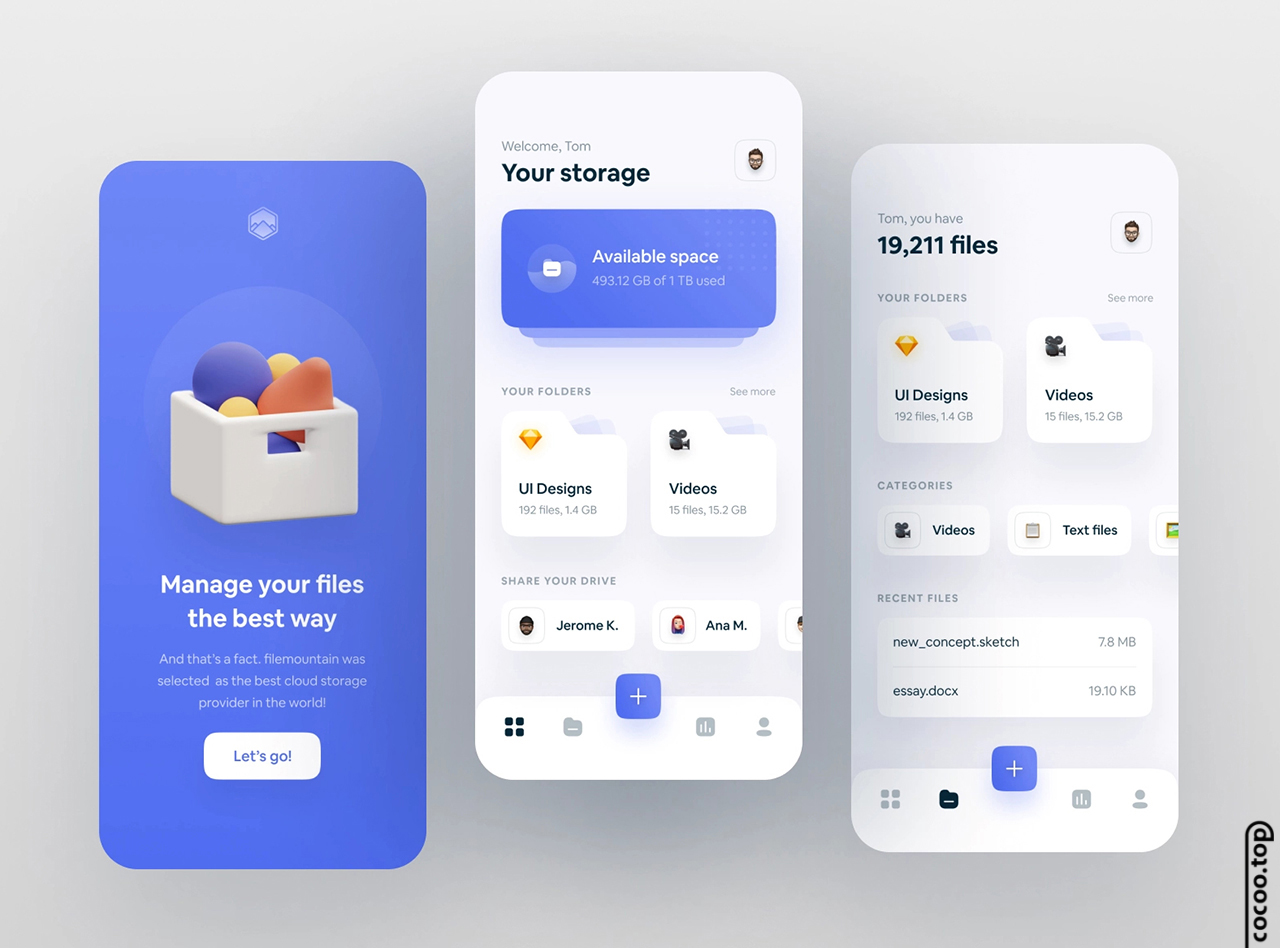 国外app界面设计欣赏!风格变换