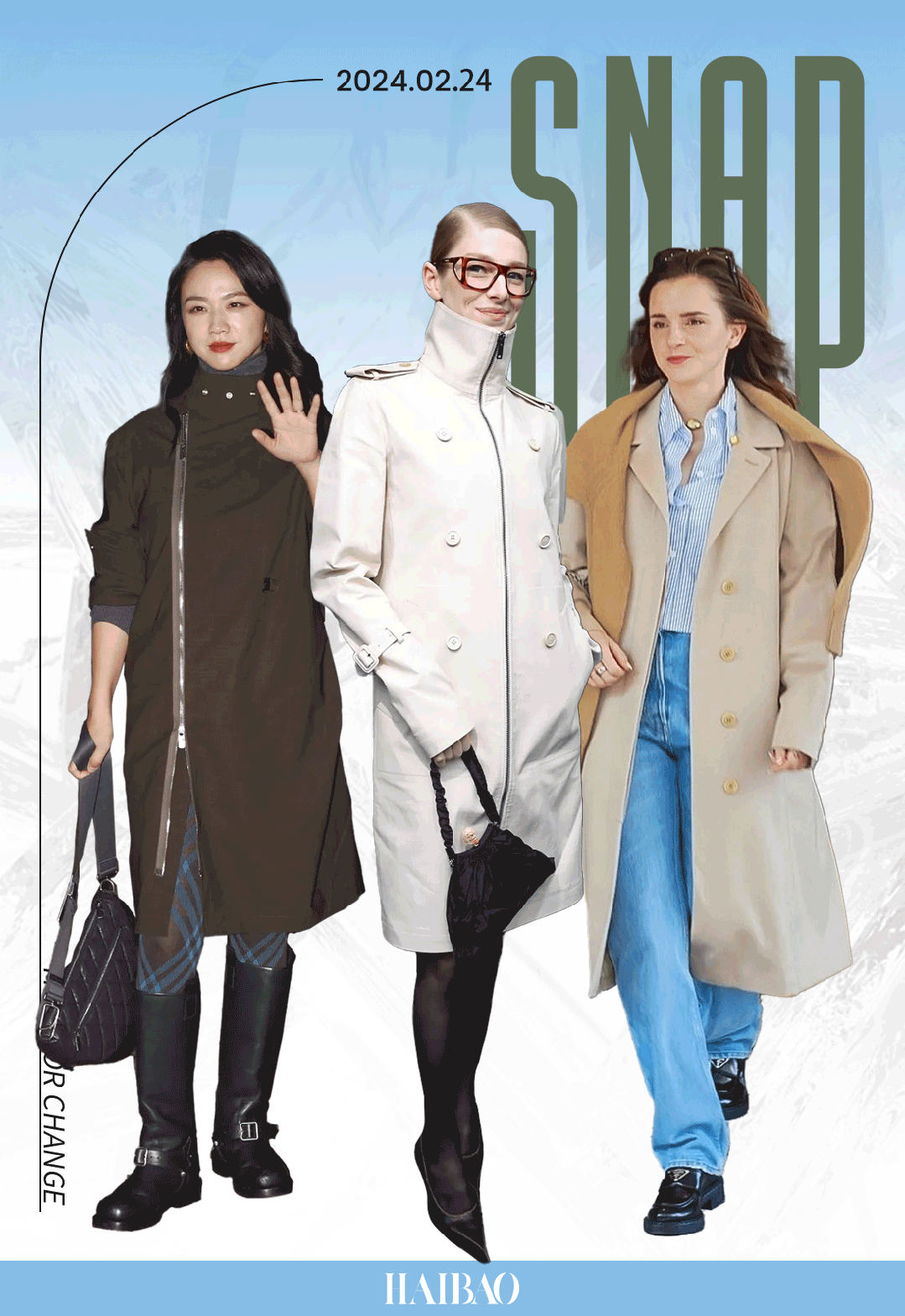 街拍耶,除了大家常见的熟人,正在进行的时装周也有穿得特别好看的明星