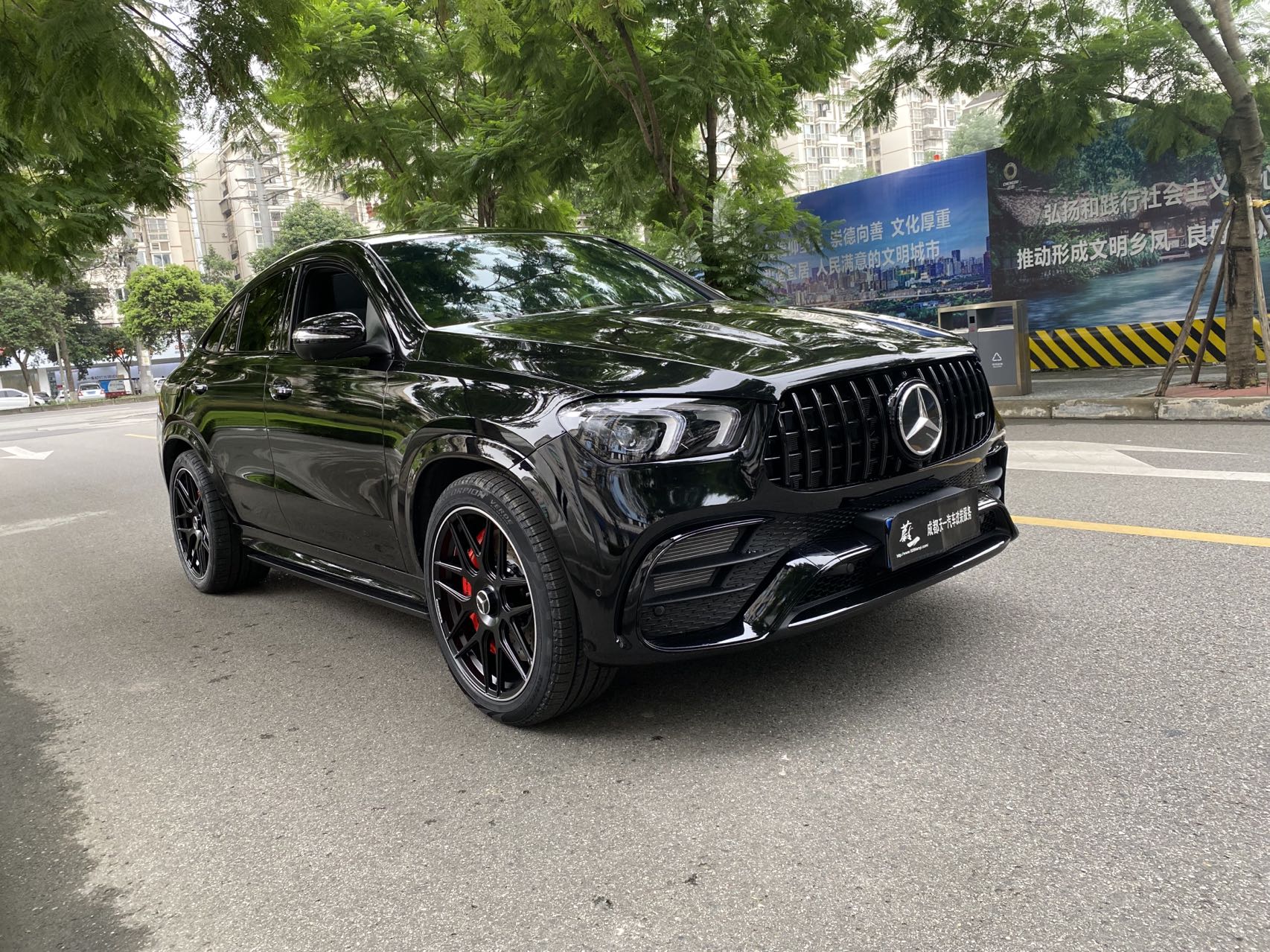 成都重庆奔驰gle450升级gle63黑武士风格