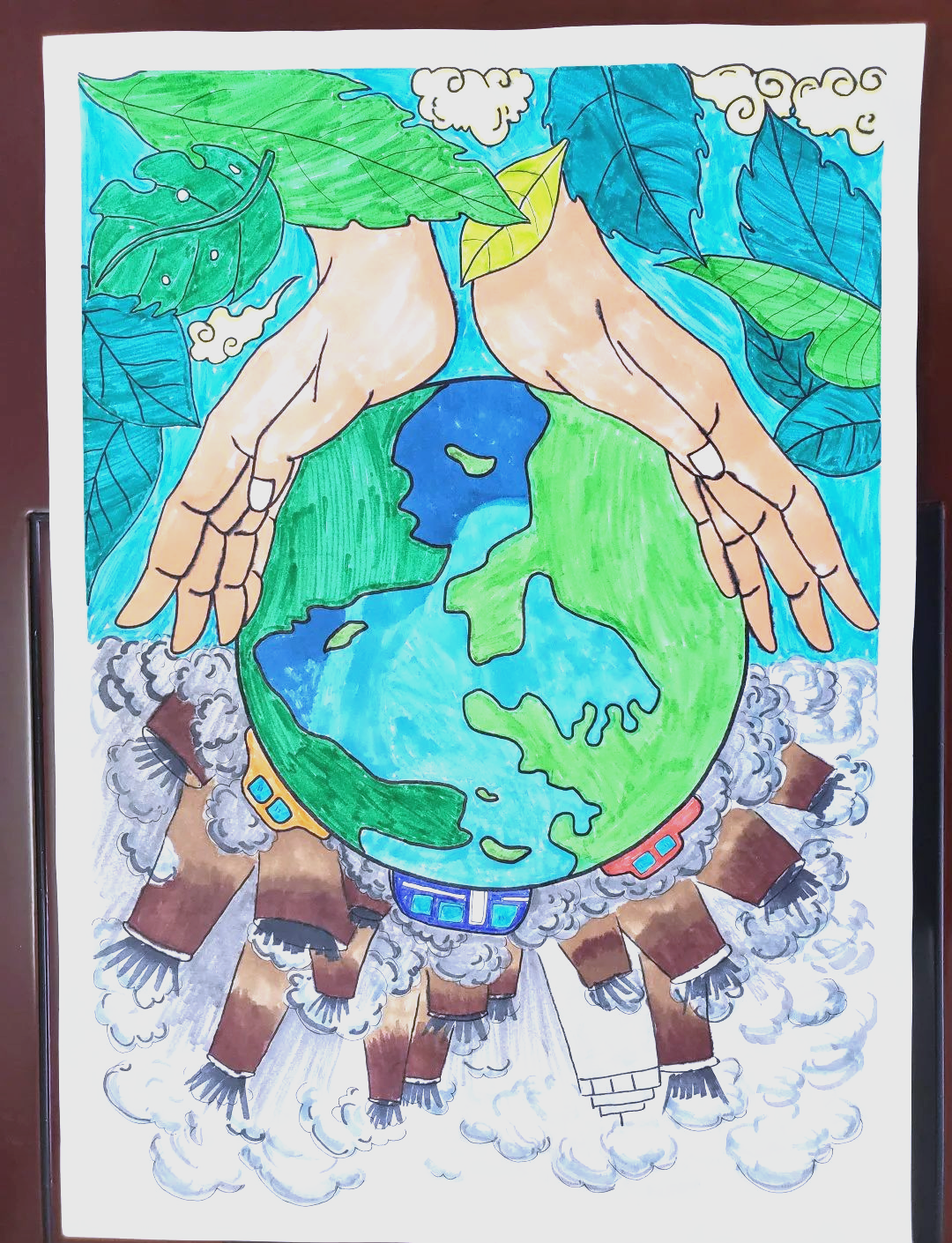 仙居县中小学生环保绘画大赛优秀作品集锦