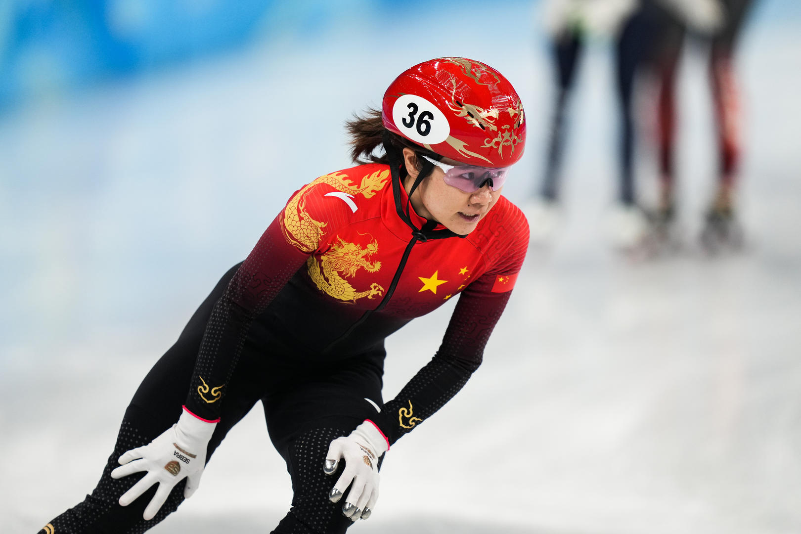 短道速滑女子1500米 中国选手韩雨桐获第七名