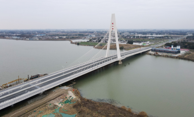 无锡宛山湖大桥正式通车