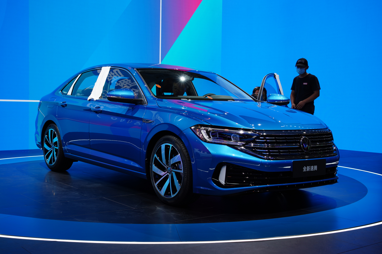 新车|中期改款大众速腾广州车展首发,内/外观升级明显