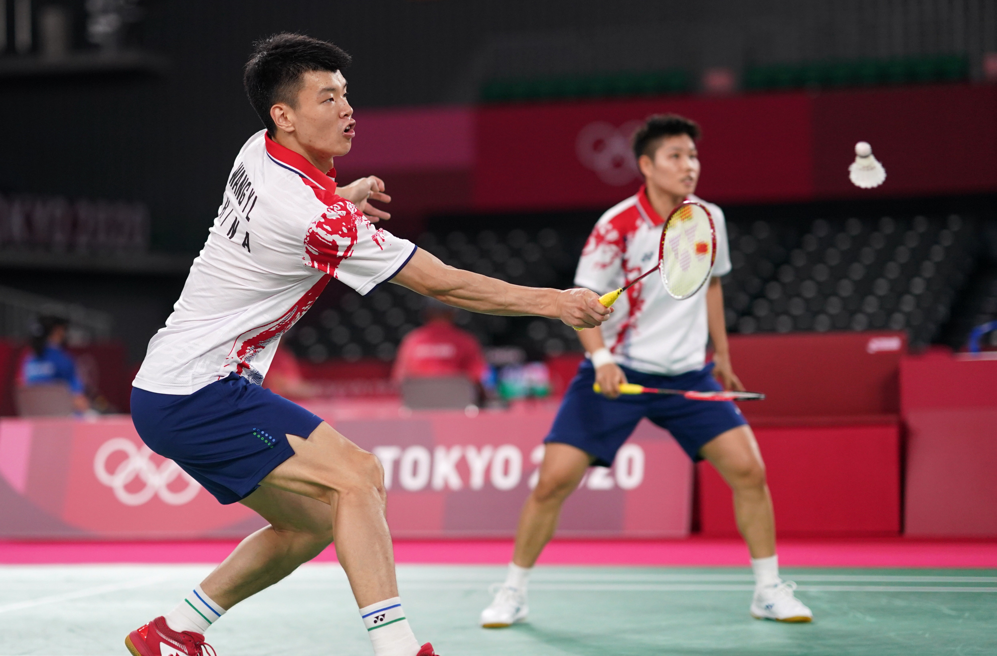 羽毛球——混双小组赛:王懿律/黄东萍获胜