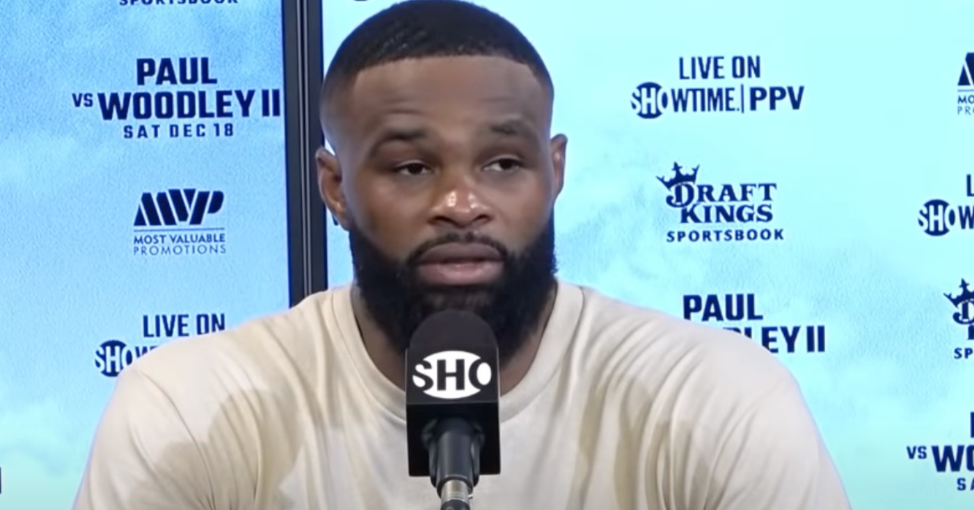 前ufc冠军伍德利被网红拳手杰克保罗彻底打服