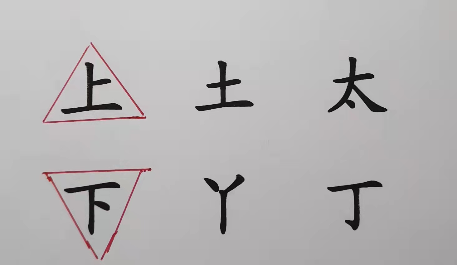 独体字手抄报图片