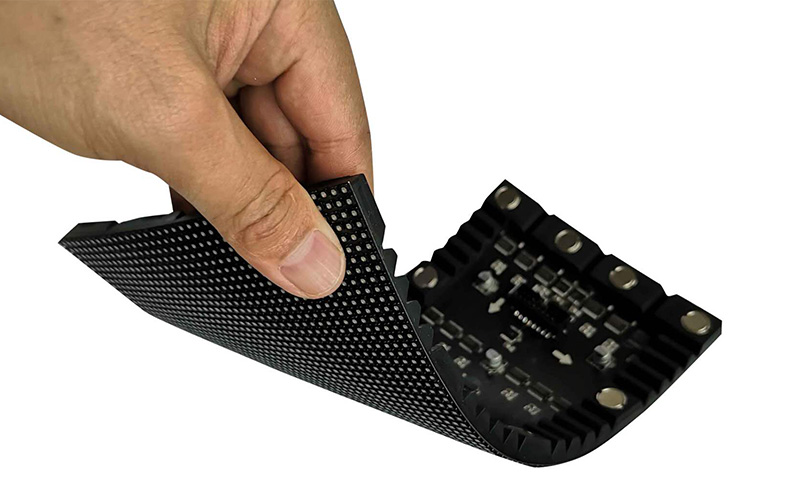 led软屏led软模组led柔性屏在各行业中的应用及特性