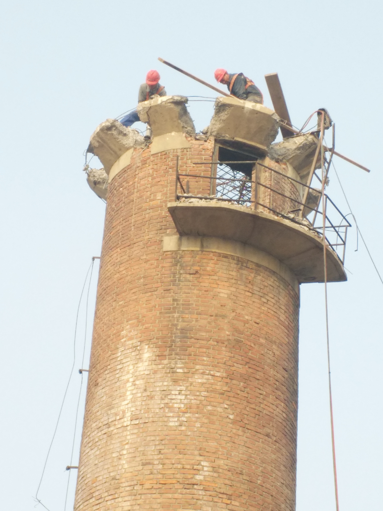 拆除水塔施工顺序