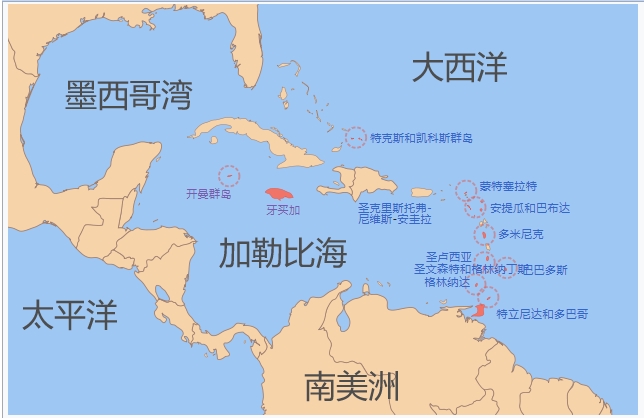 西印度群岛联邦——昙花一现,匆匆而去的加勒比海岛国