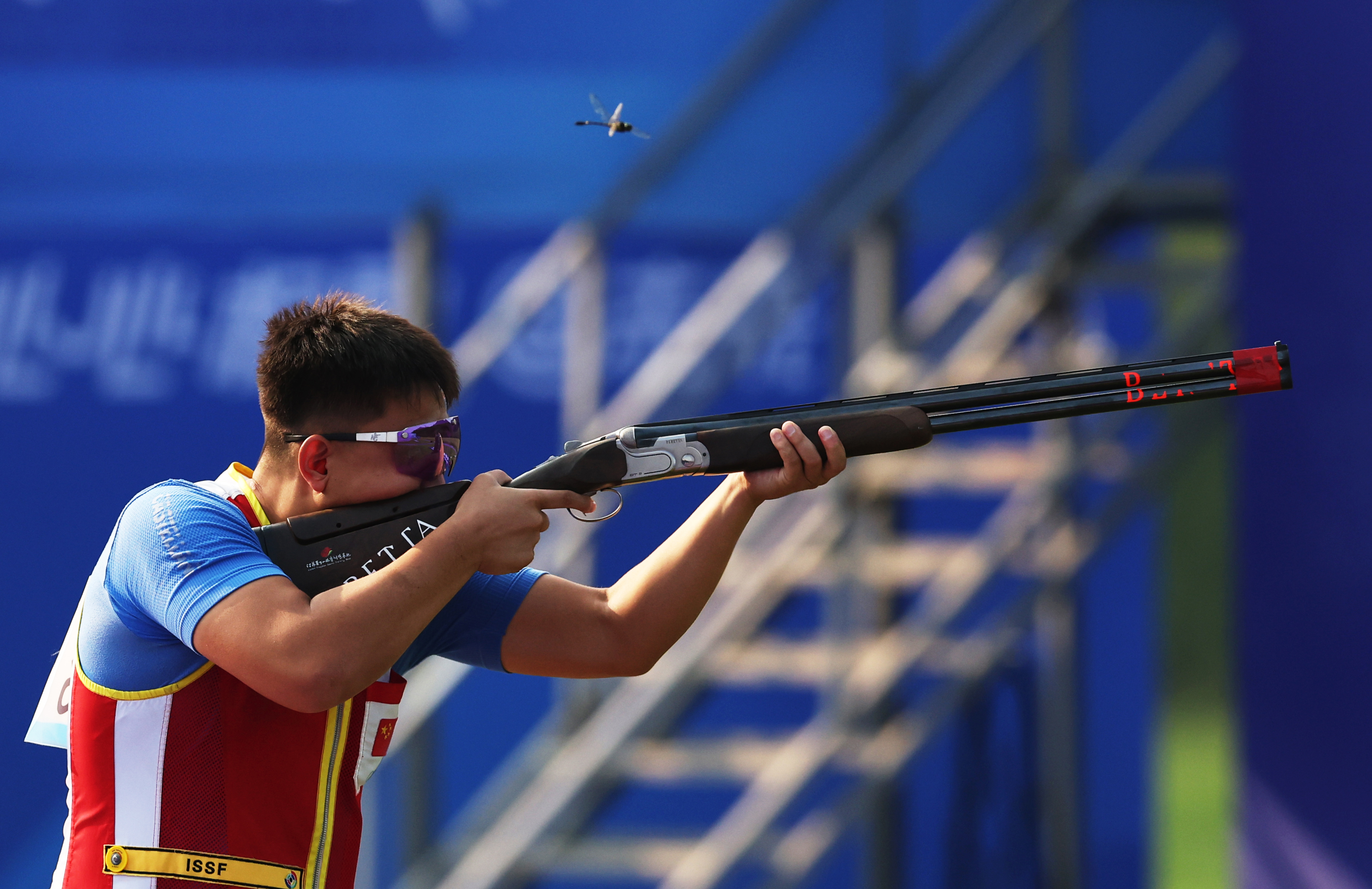 射击——男子双向飞碟个人决赛赛况