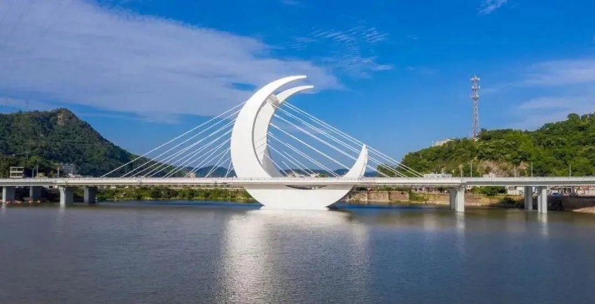 刚刚,玉环"月环桥"正式通车!