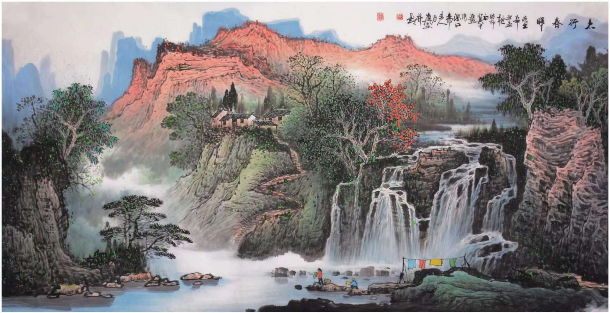 实力派画家张月岗山水画作品欣赏