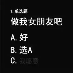 表情包:做我女朋友吧