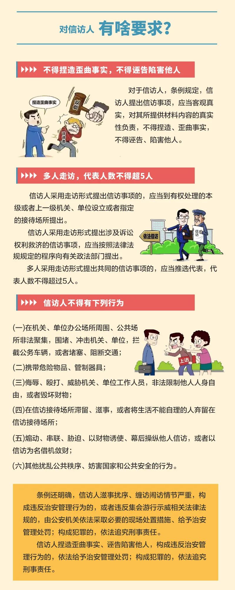 《信访工作条例》到底说了啥?一图读懂