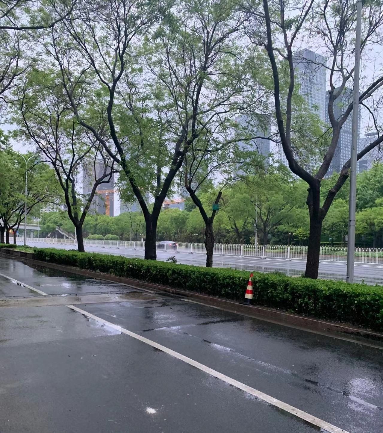 今天白天阴有小雨转晴,最高气温仅14℃,体感偏凉,及时添衣