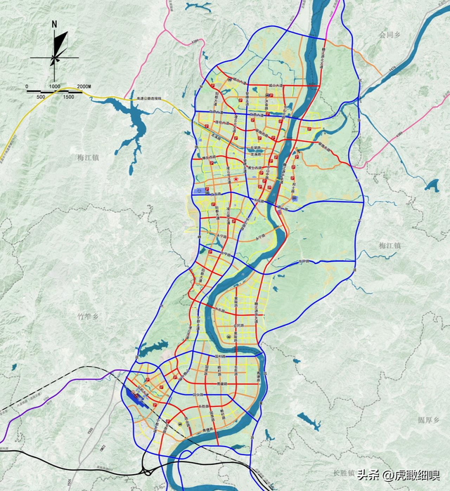 宁都县城街道地图图片