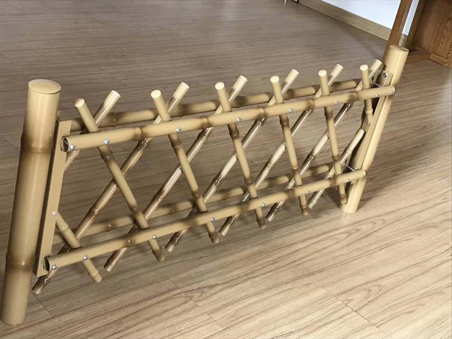 自制竹栅栏图片