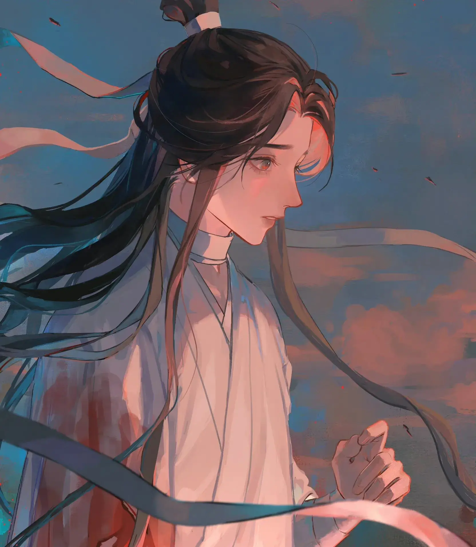 《天官赐福》壁纸,神武道惊鸿一瞥,一念桥逢魔遇仙