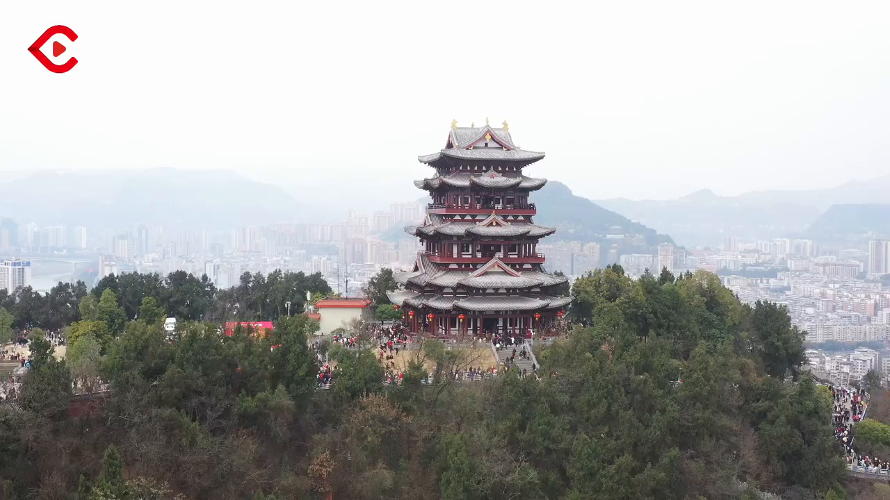 正月十六登高节!巴中南龛山飞霞阁修缮后首度免费对外开放