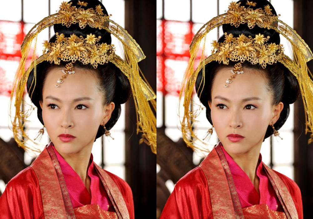 唐嫣的独孤宁珂有多美?深紫色大气美艳,黑色浓妆都这么好看!