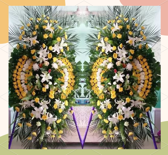丧葬花艺——花圈与花篮的制作技巧与流程