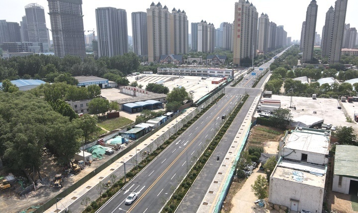 兴福寺路东延通车 济南西站片区路网持续完善